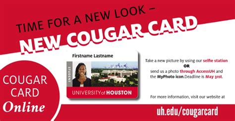 uh smart cougar card|cougarnet card.